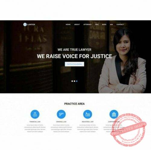 Lawyer - HTML Template