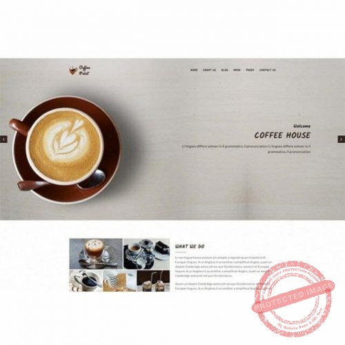 Cafeteria - HTML Template