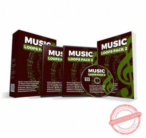 25 Royalty-Free Music Loops Pack 2 - with Resell Rights