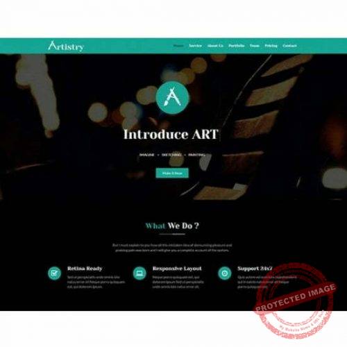 Artistry - HTML Template