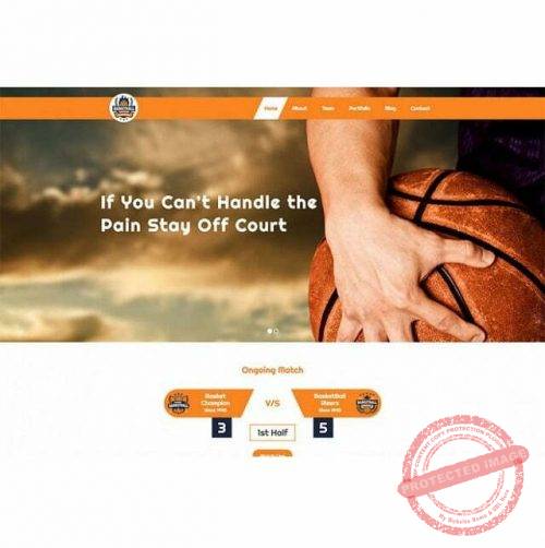 Basketball - HTML Template