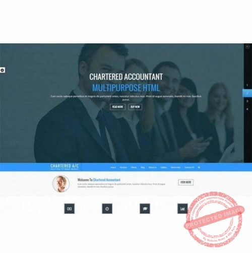Chartered Accountant - HTML Template