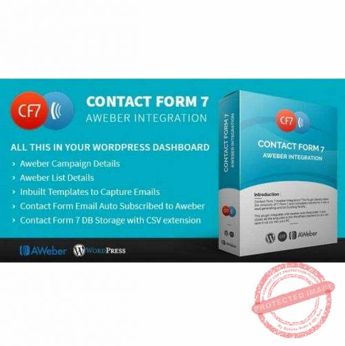 Contact form 7 Aweber Integration - Wordpress Plugin