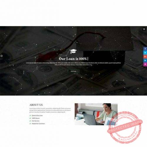 Educational Loan - HTML Template