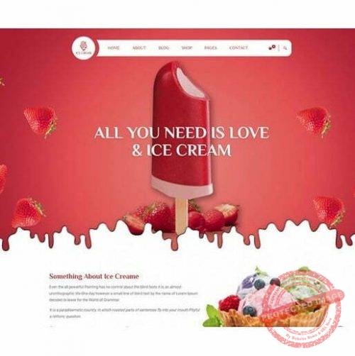 Icecream - HTML Template