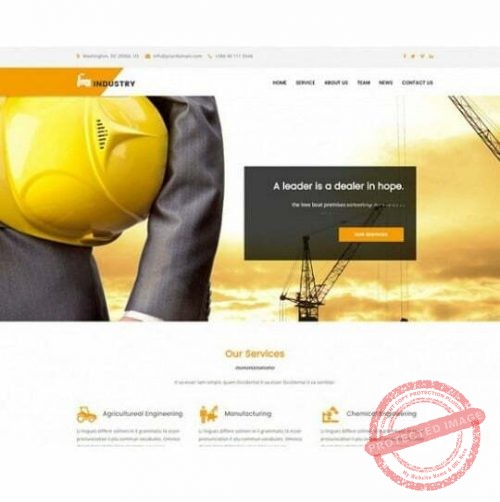 Industrial - HTML Template