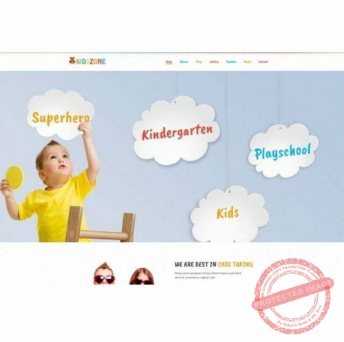Kids Zone - HTML Template