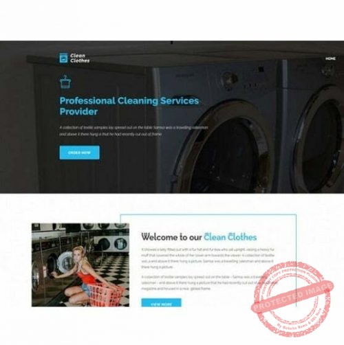 Laundry Services - HTML Template