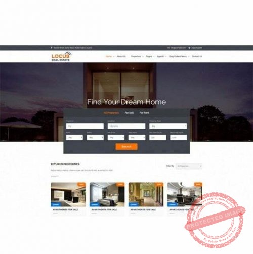 Locus Real Estate - HTML Template