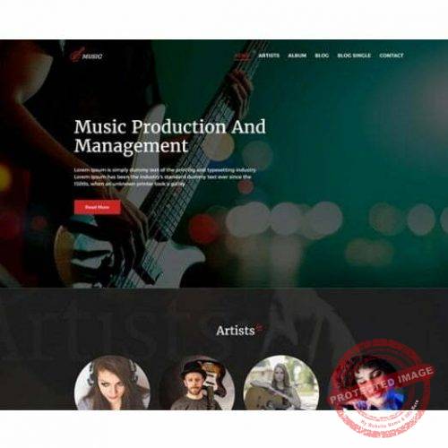 Music Agency - HTML Template