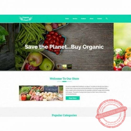 Organic Food - HTML Template