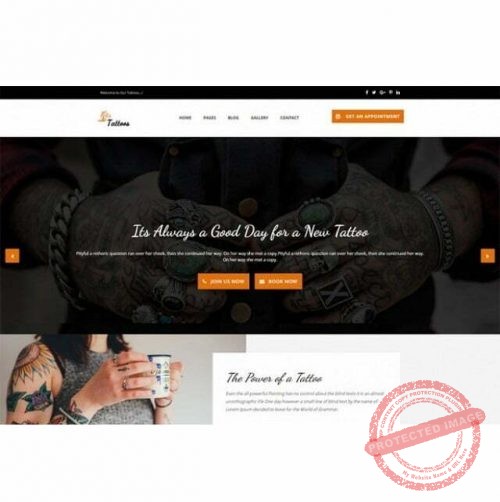 Tattoo - HTML Template