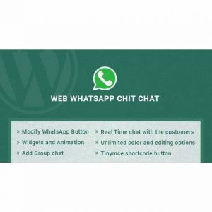 Web WhatsApp Chitchat - Wordpress Plugin