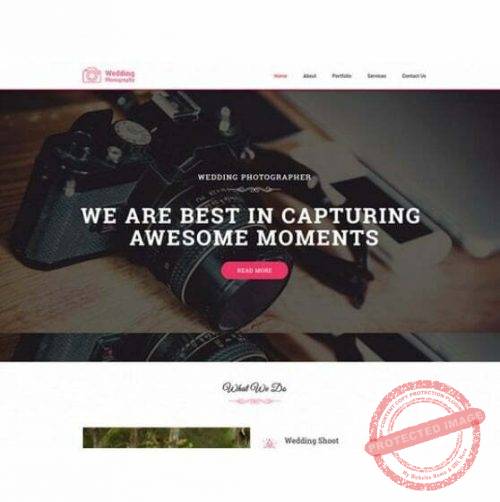 Wedding Photography - HTML Template